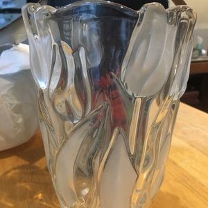 Mikasa Glass Tulip Vase
